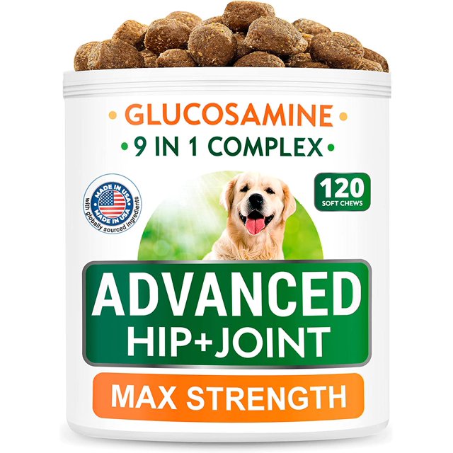 Glucosamine Dog Treats Senior Advanced Joint Health w/ Chondroitin