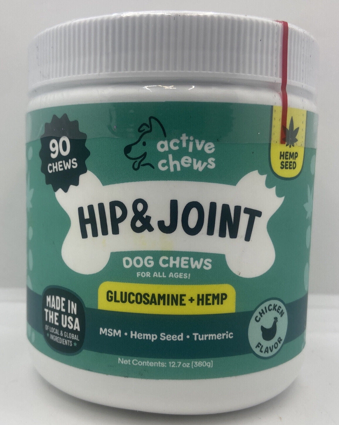 Glucosamine for Dogs Soft Chews 90 ct Hip and Joint Supplement for