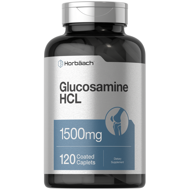 Glucosamine HCl 1500mg 120 Caplets by Horbaach