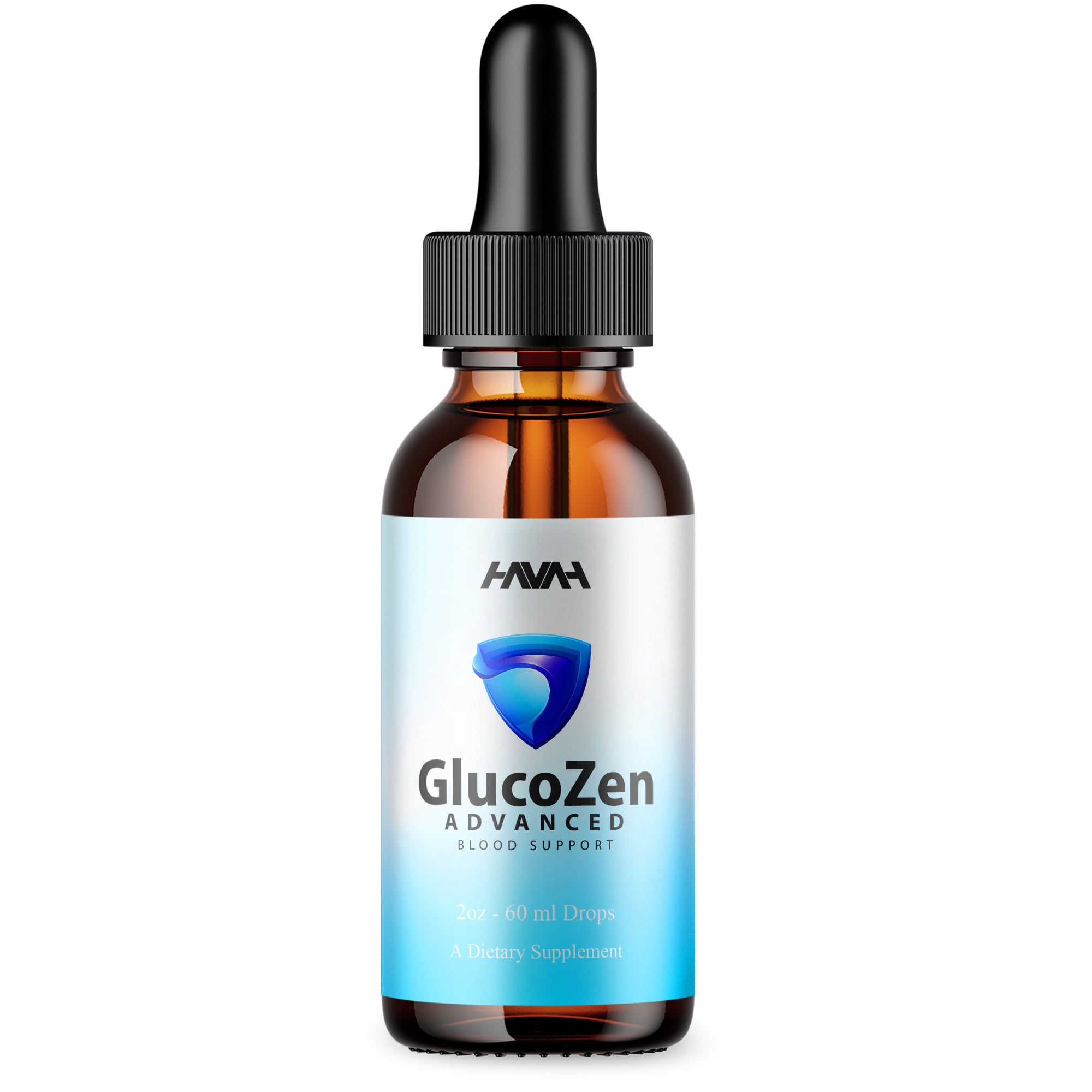 Glucozen Daily Blood Support Drops, Gluco Zen Advanced Formula (2oz)