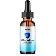 Glucozen Daily Blood Support Drops, Gluco Zen Advanced Formula 2oz
