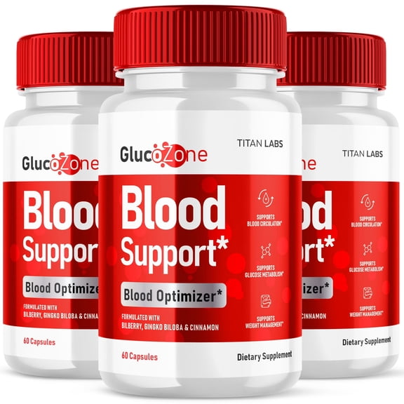 Glucozone Advanced Formula Blood Support for Health and Wellness Gluco Zone 180 Capsules