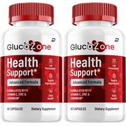 Glucozone Capsules   Gluco Zone All Natural Glycogen Support, 2 Pack, 120 Capsules
