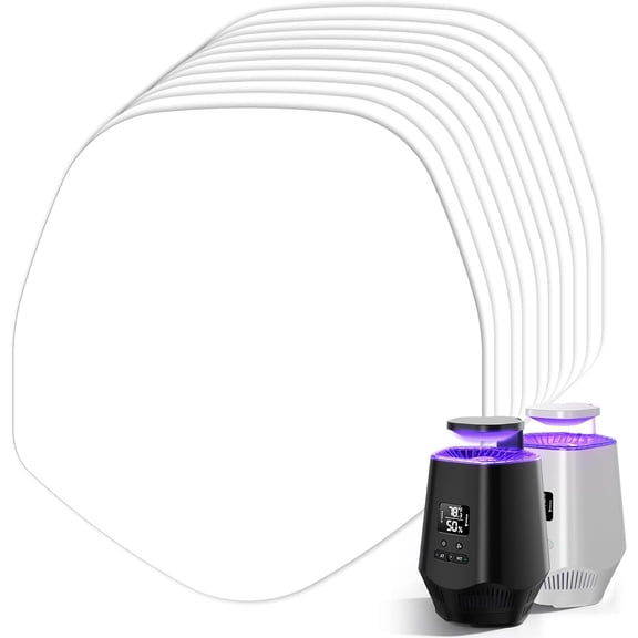 Glue Board Refills for Fruit Fly Traps Indoor, Replacement Sticky Boards Gnats Moths Mosquitos Pest Control, 10 Pack