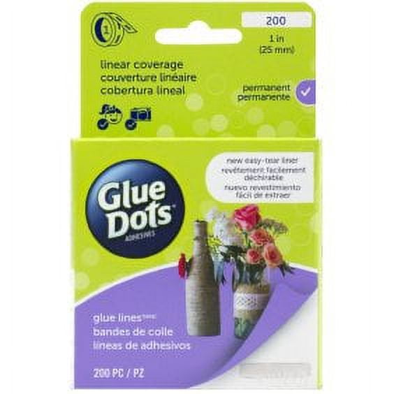 Glue Dots .5 Removable Dot Roll-200 Clear Dots