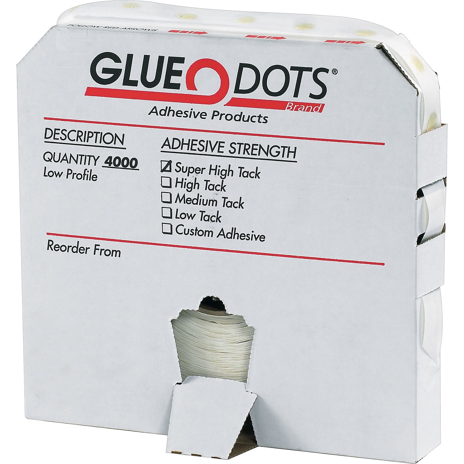 BOX 0.50"-Low Profile Glue Dots
