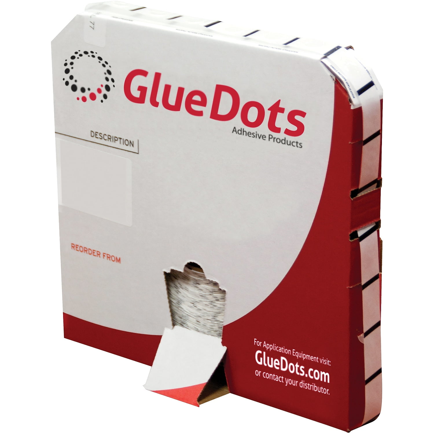 Glue Dots Medium Tack Glue Dots Medium Profile 1/2" Clear 2000/Case GD114