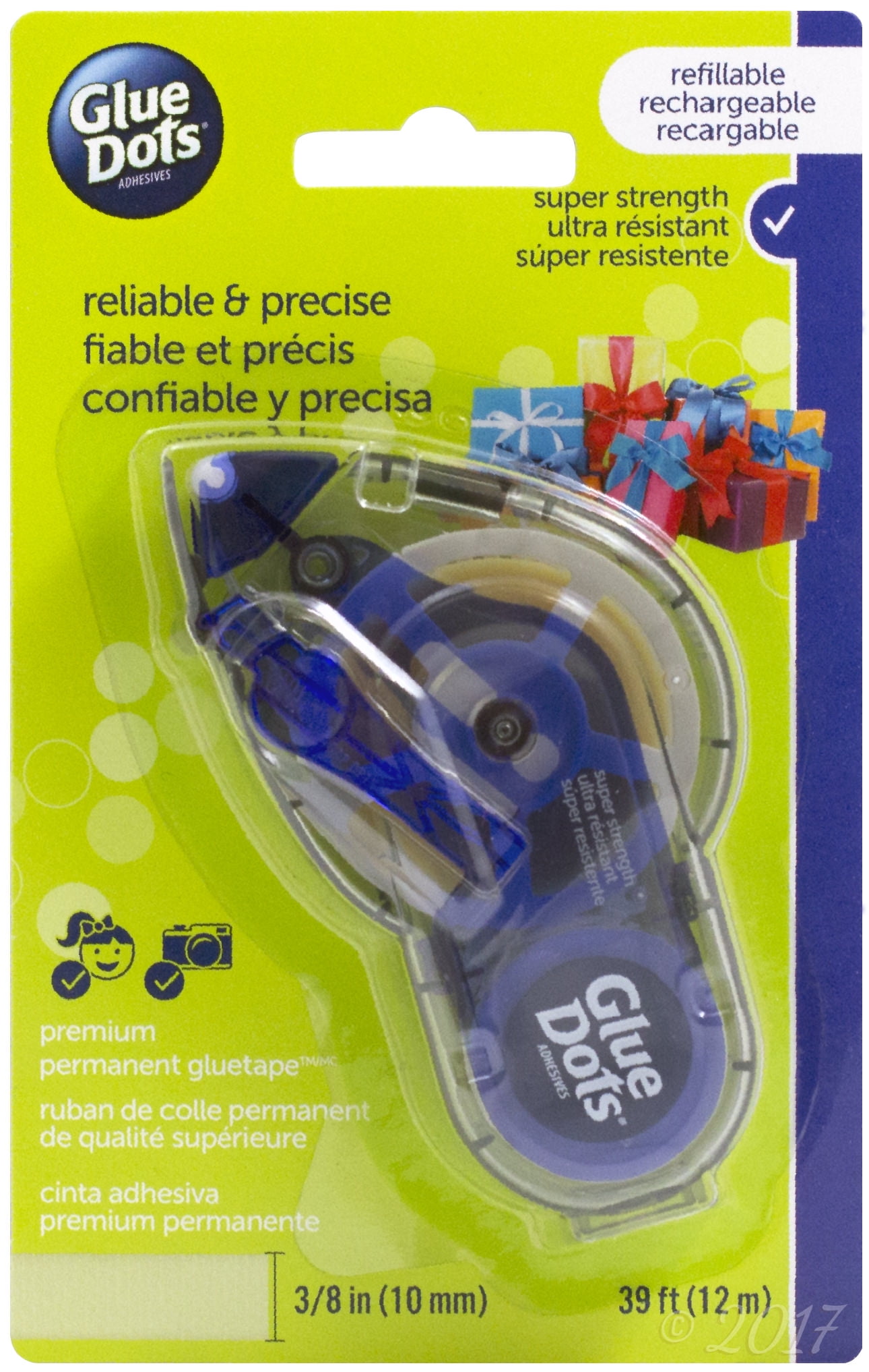 Double Sided Tape Runner Dots Repositionable 10m - Buy now