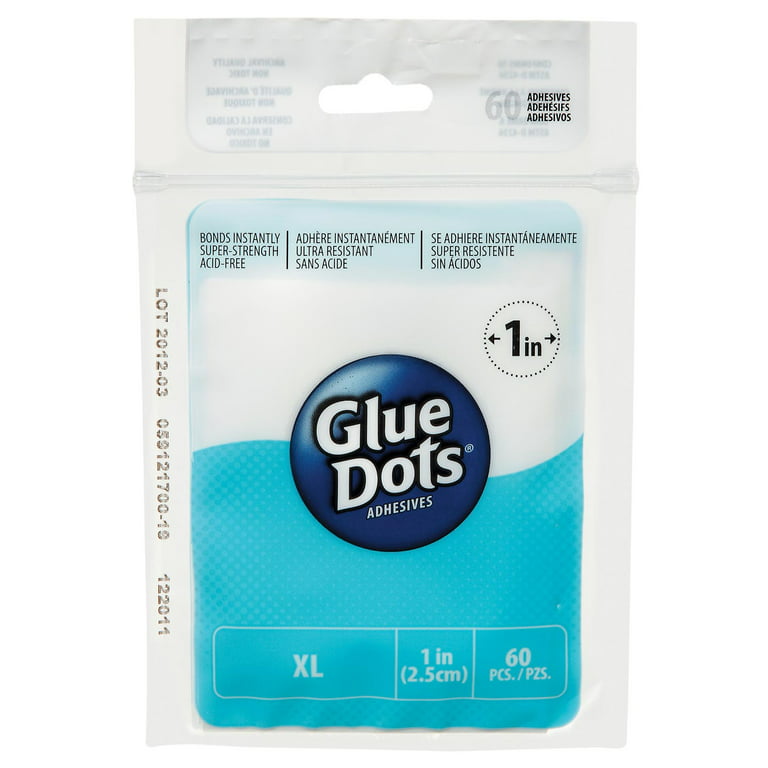 Removable Glue Dots Clear Pack Of 60 - Office Depot