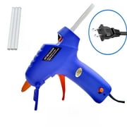 Glue Gun, Mini Hot Glue Gun Kit with 3 Glue Sticks for School Crafts DIY Arts Quick Home Repairs, 20W (Blue)