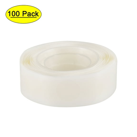 Glue Point 12mm, Double Sided Removable Adhesive Balloon Tape for Crafts Balloons Party Decoration, 1 Roll/100 pcs