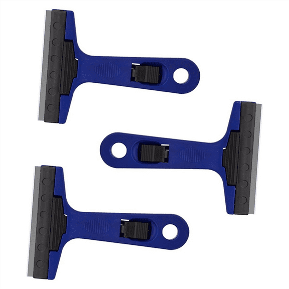 Glue Removal Scraper Multi-Purpose Cleaning Scraper Applicable to Wall, Glass, Tile and Floor Caulking Tools,3 x Scraper,As Shown