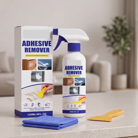Glue Remover Original Liquid - Tough Task All Purpose Remover - Surface Safe Adhesive Remover Safely Removes Stickers Labels Decals Residue Tape Chewing Gum Grease Tar Crayon Glue