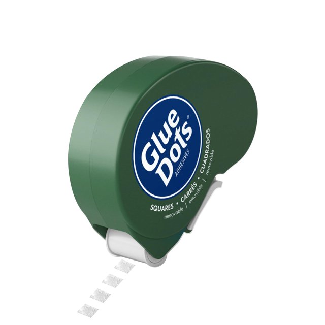 Glue Squares Dispenser Dot N'Go, Double Sided, 3/16, 450 dots