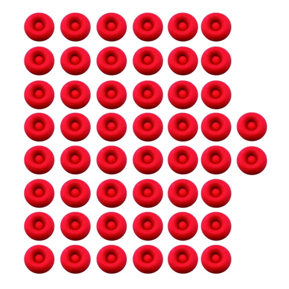 Glue Stick Tool Cap for Seal Caulking Tubes Caulk Sealer Caps for Caulk Silicone Roofing Cement Red Pack of 50