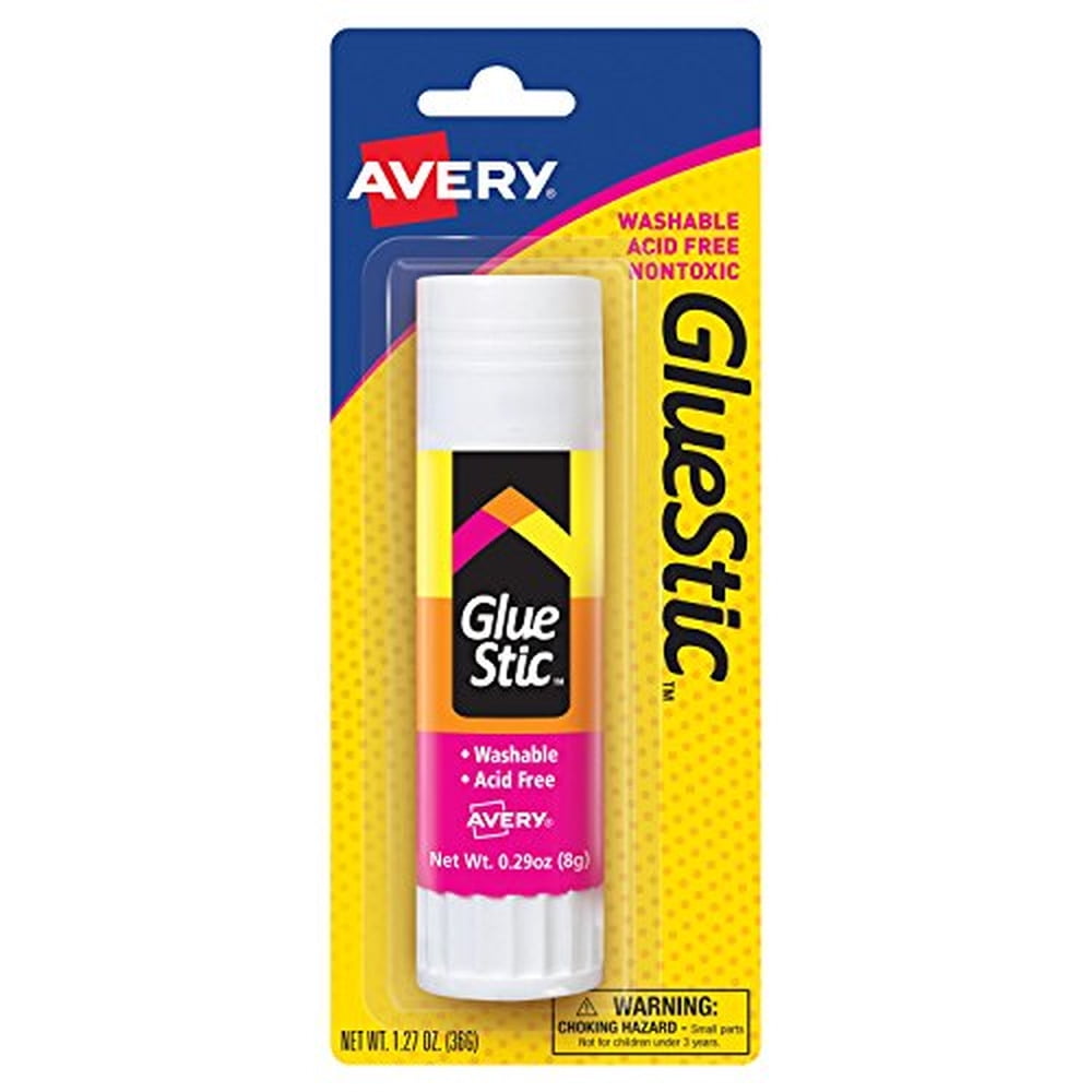 Glue Stick,White,1.27 Oz.,Washable,N (Pack of 14)