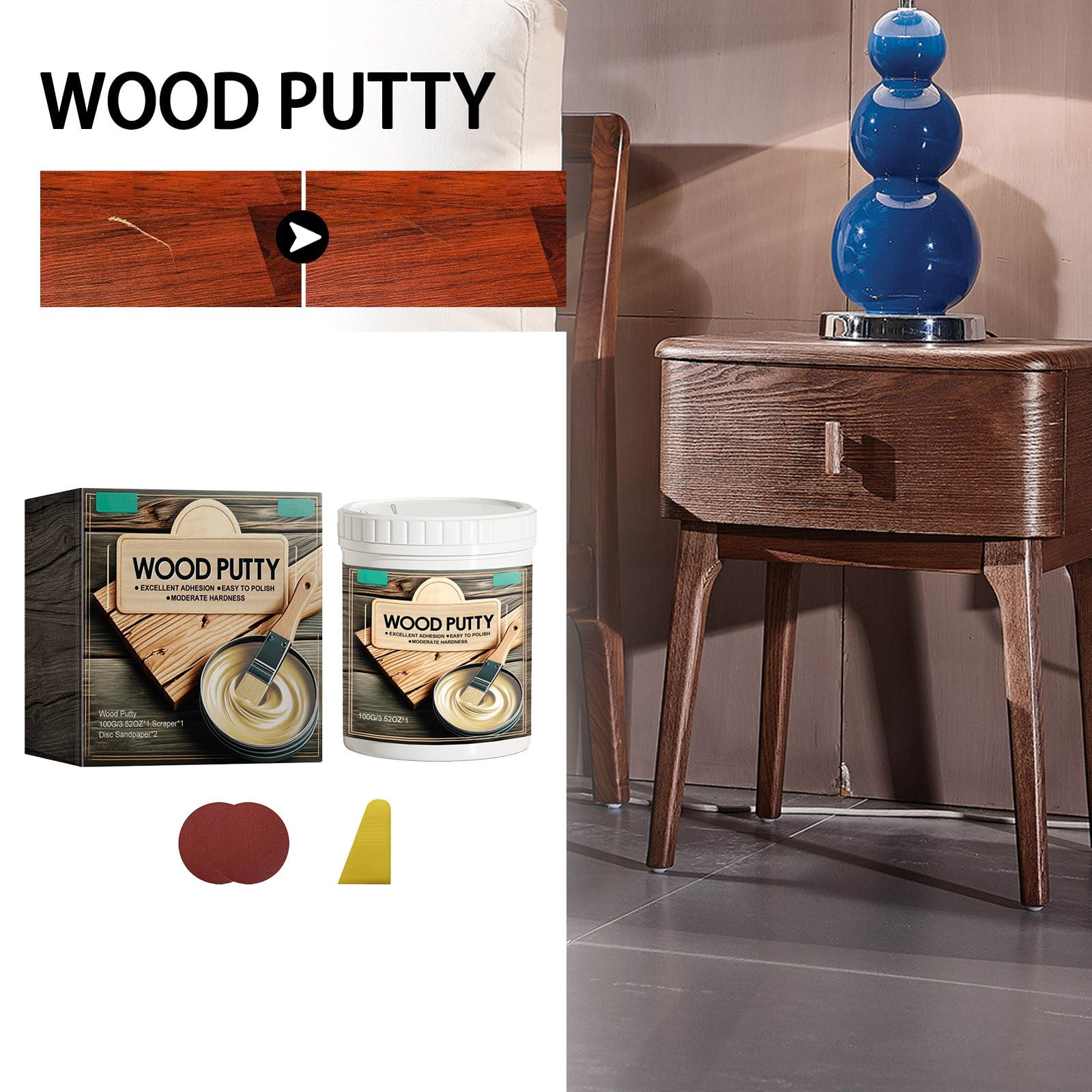 Glue Sticks Clear Wood Filler Grade Stainable And Paintable Wood Epoxy