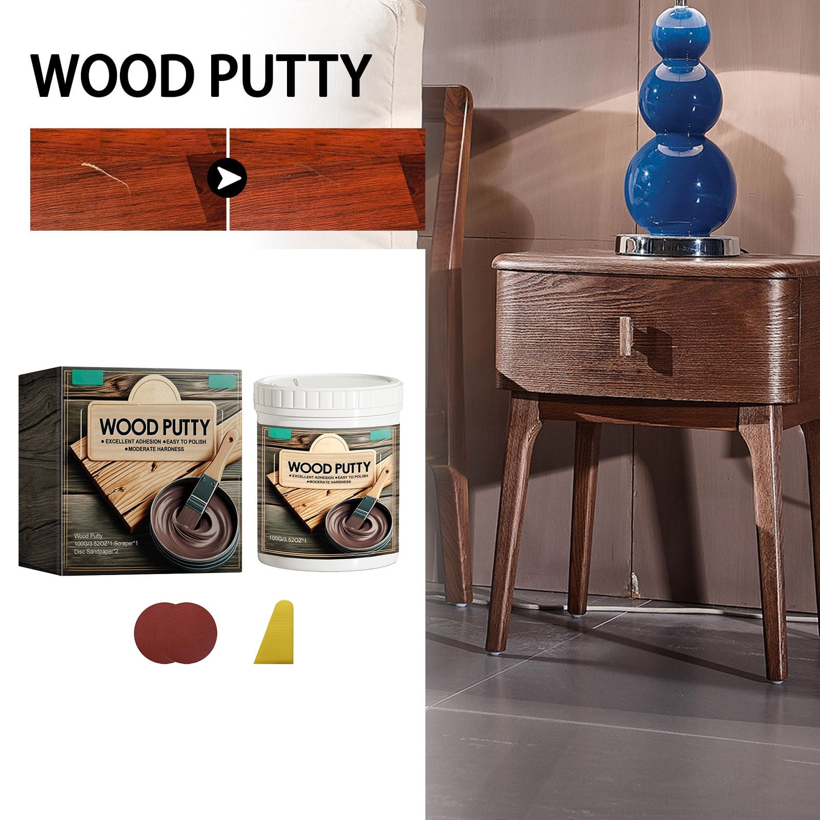 Glue Sticks Clear Wood Filler Grade Stainable And Paintable Wood Epoxy