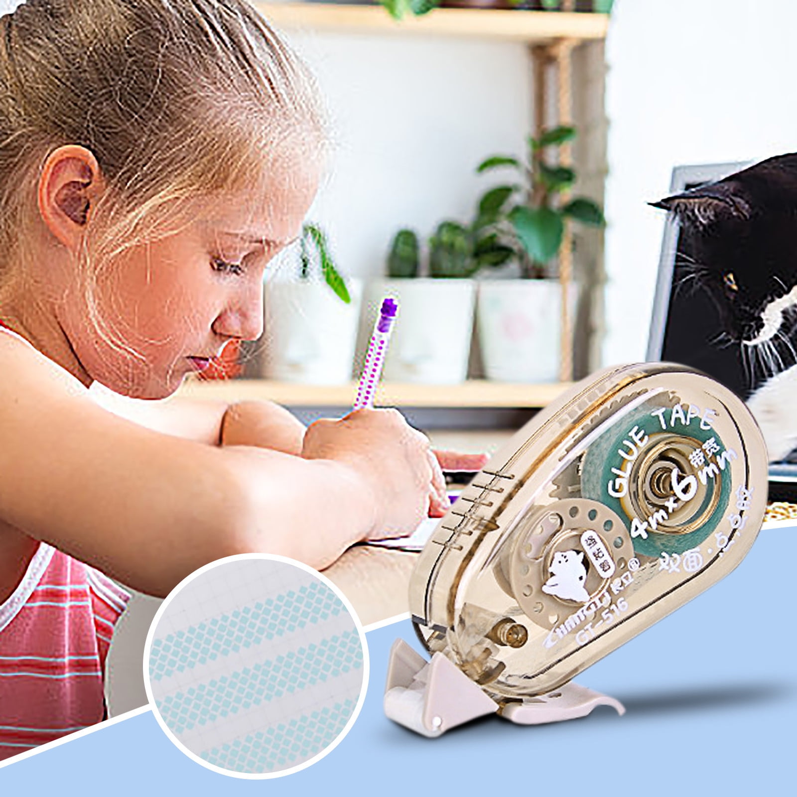 Glue Strong Adhesion Correction Tape Hand Ledger Decoration Not Easy To