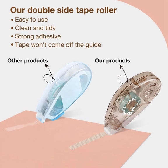 Glue Tape Runner for Scrapbooking and Cardmaking Adhesive Dispenser Tool with Smooth Application and Refillable Cartridge for Continuous Use