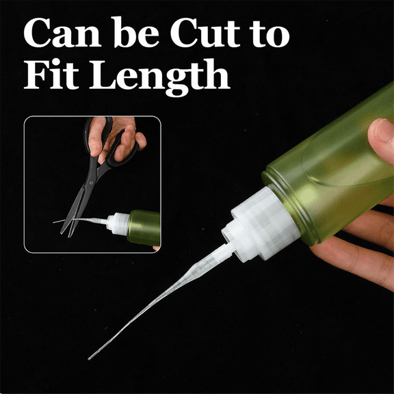 Glue Tips, Plastic CA Glue Extender,Glue Precision Applicator for Arts Crafts,Lab Dispensing, Adhesive Dispensers B