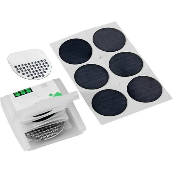 No Glue Tire Repair Patches, 6-Pack Instant Puncture Repair Kit for Bike Tires, 0.94in Self-Adhesive Tire Sheets for Road & Mountain Bicycle, High-Pressure Resistant