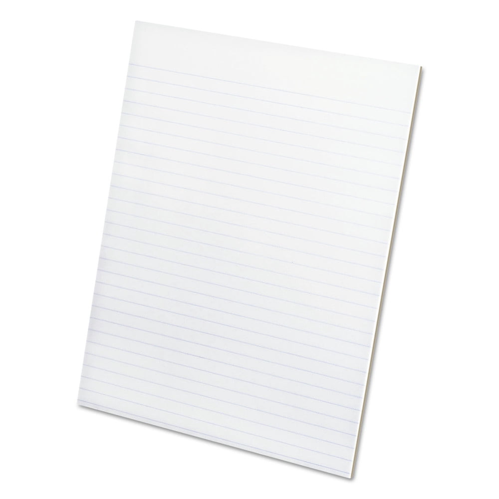 Glue Top Pads, Narrow Rule, 50 White 8.5 X 11 Sheets, Dozen | Bundle of 5 Dozen