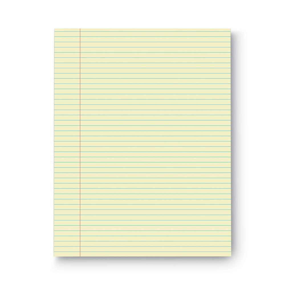 glu TOP PAD, NARROW RULE, ltr, CANARY (50 Sheets, 1-Dozen)