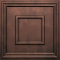 thumbnail image 1 of Glue Up Ceiling Tiles, 24x24 Inch PVC Decorative Drop Ceiling Tile Antique Copper 48 Sq. Ft, Pack of 12 Tiles, 1 of 9