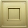 thumbnail image 1 of Glue Up Ceiling Tiles, 24x24 Inch PVC Decorative Drop Ceiling Tile Champaign Gold 48 Sq. Ft, Pack of 12 Tiles, 1 of 10