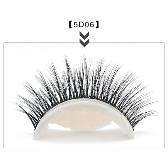 Glue-free Self-adhesive Strip 5d False Eyelashes