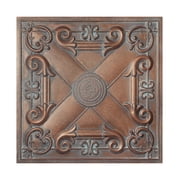 Glue up ceiling tiles Interior decorative panel for Dining rooms PL22 Weathered copper 10Pcs/pack