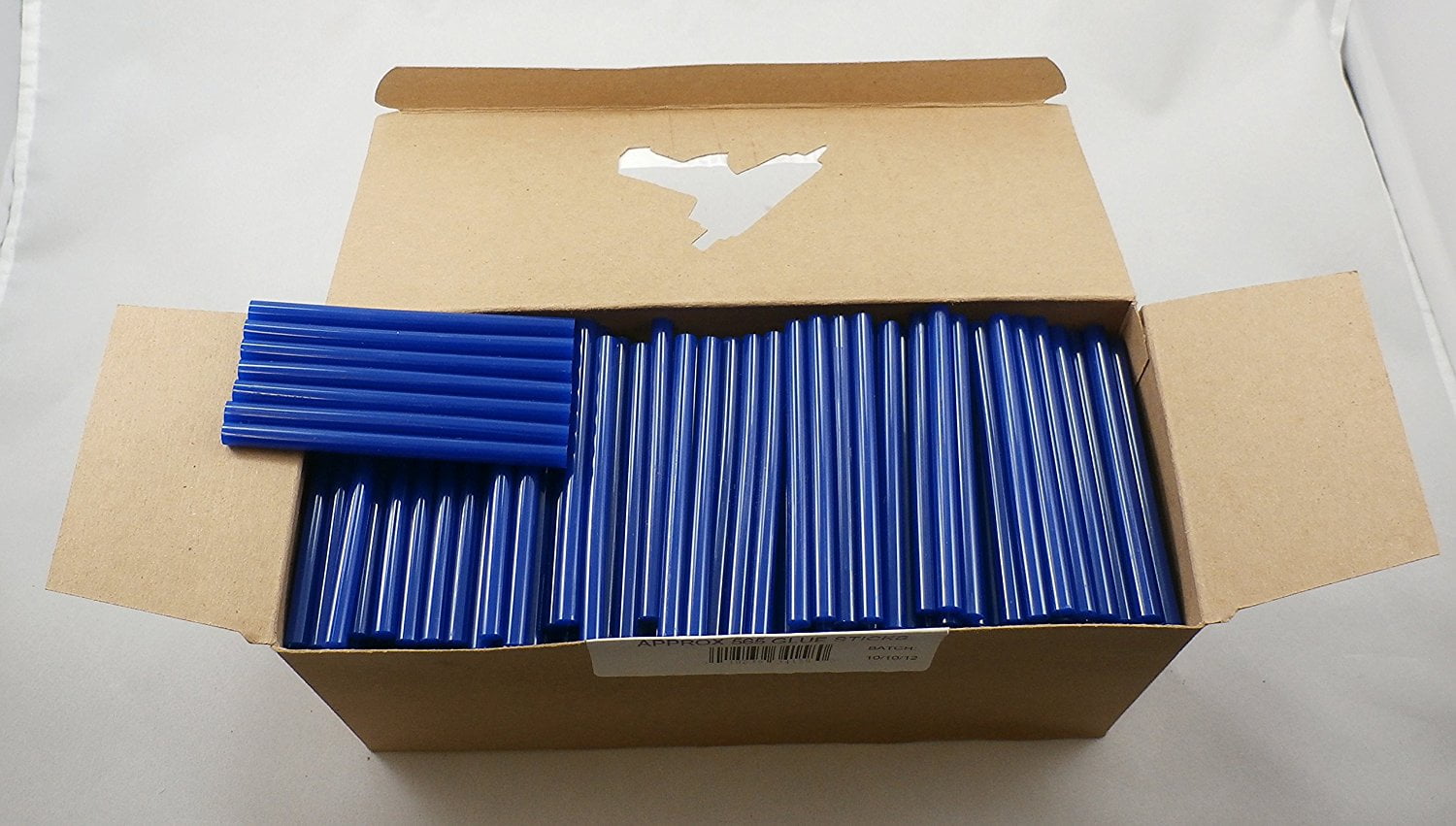 GlueSticksDirect Blue Colored Glue Sticks 7/16" X 4" 5 lbs