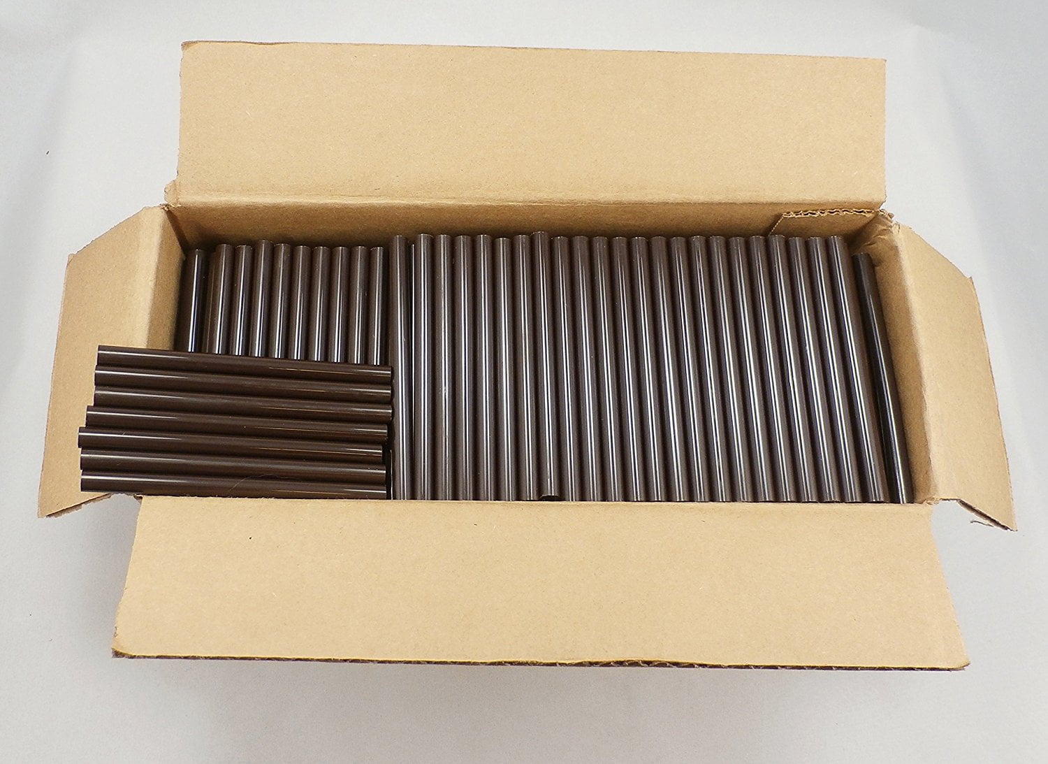 GlueSticksDirect Brown Dark Chocolate Colored Glue Sticks 5/16" X 4" 5 lbs