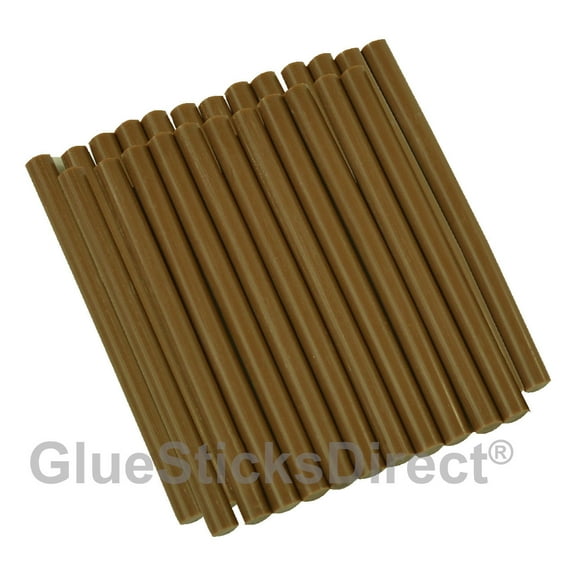 GlueSticksDirect Brown Hair Fusion Glue Sticks Mini X 4" 24 Sticks