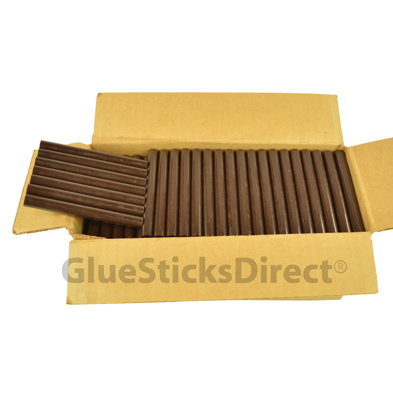 GlueSticksDirect Brown Milk Chocolate Colored Glue Sticks 7/16" X 4" 5 lbs