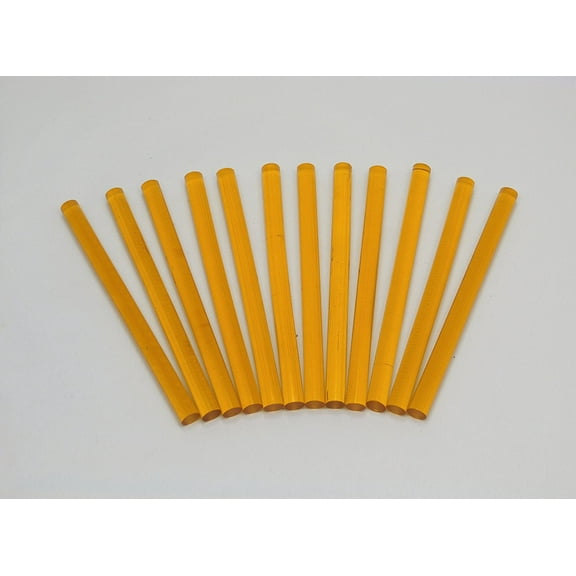 GlueSticksDirect Clear Hair Fusion Glue Sticks Mini X 4" 24 Sticks