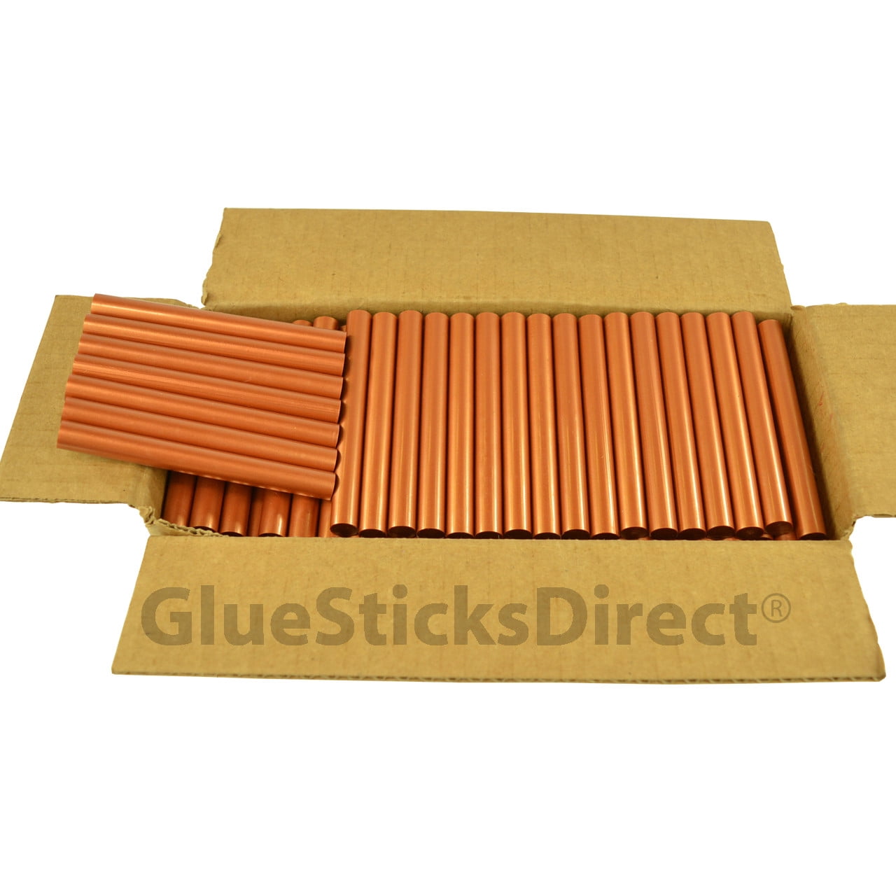 GlueSticksDirect Copper Metallic Colored Glue Sticks 7/16" X 4" 5 lbs