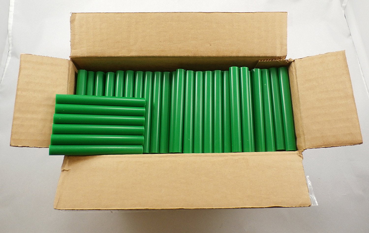 GlueSticksDirect Green Colored Glue Sticks 7/16" X 4" 5 lbs