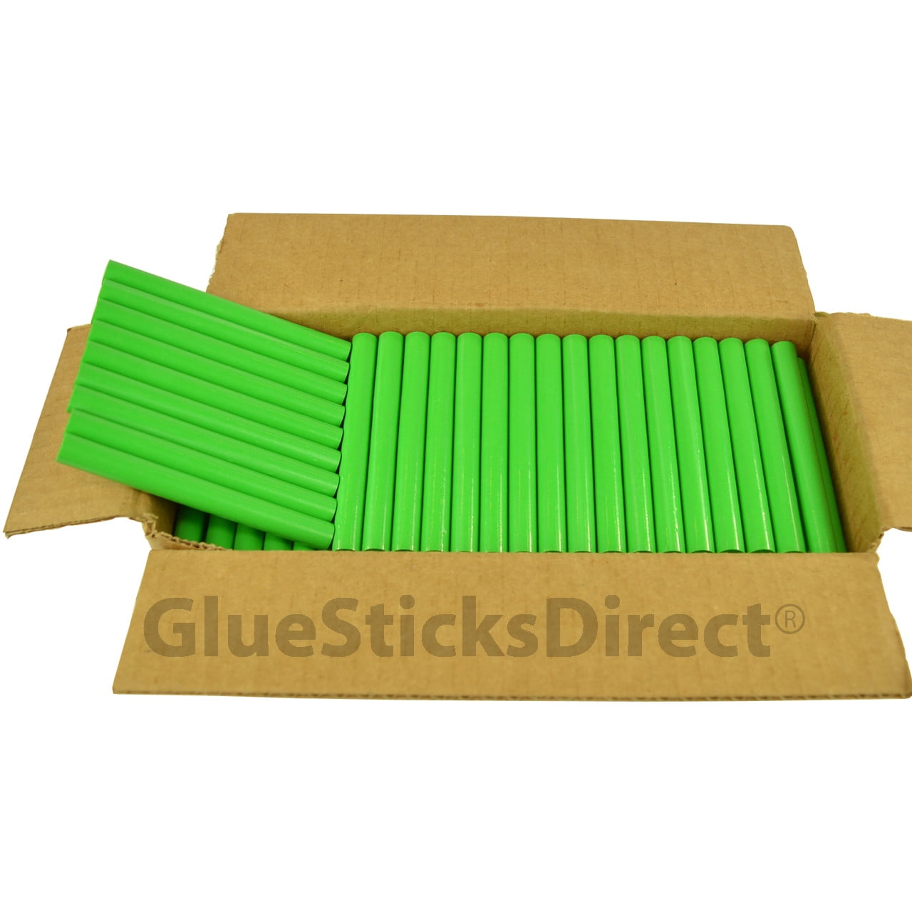 GlueSticksDirect Mint Green Colored Glue Sticks 7/16" X 4" 5 lbs