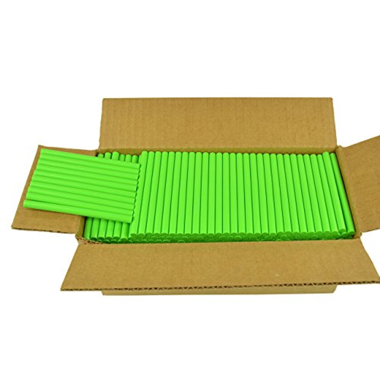GlueSticksDirect Neon Green Colored Glue Sticks 7/16" X 4" 5 lbs