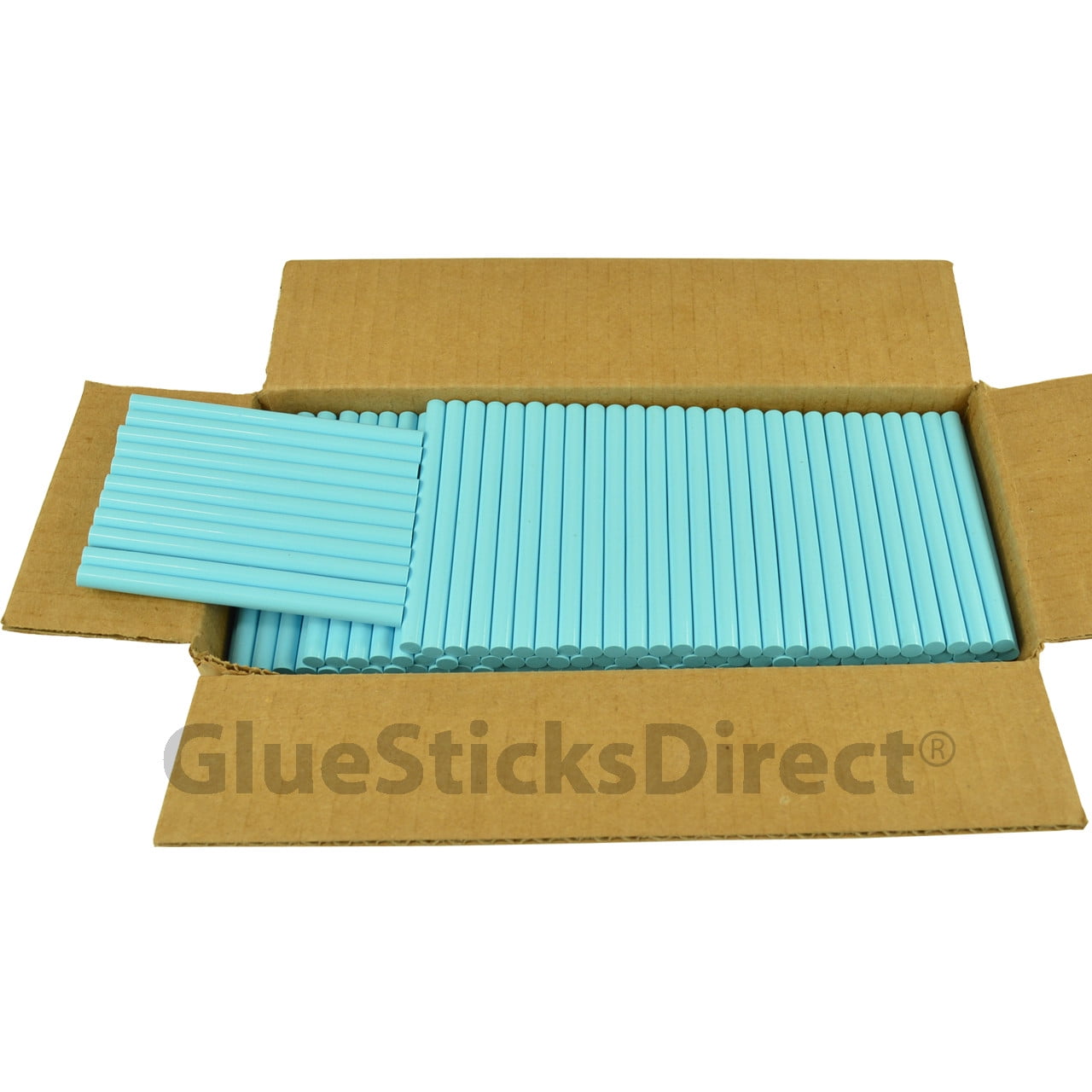GlueSticksDirect Pastel Blue Colored Glue Stick Mini X 4" 5 lbs