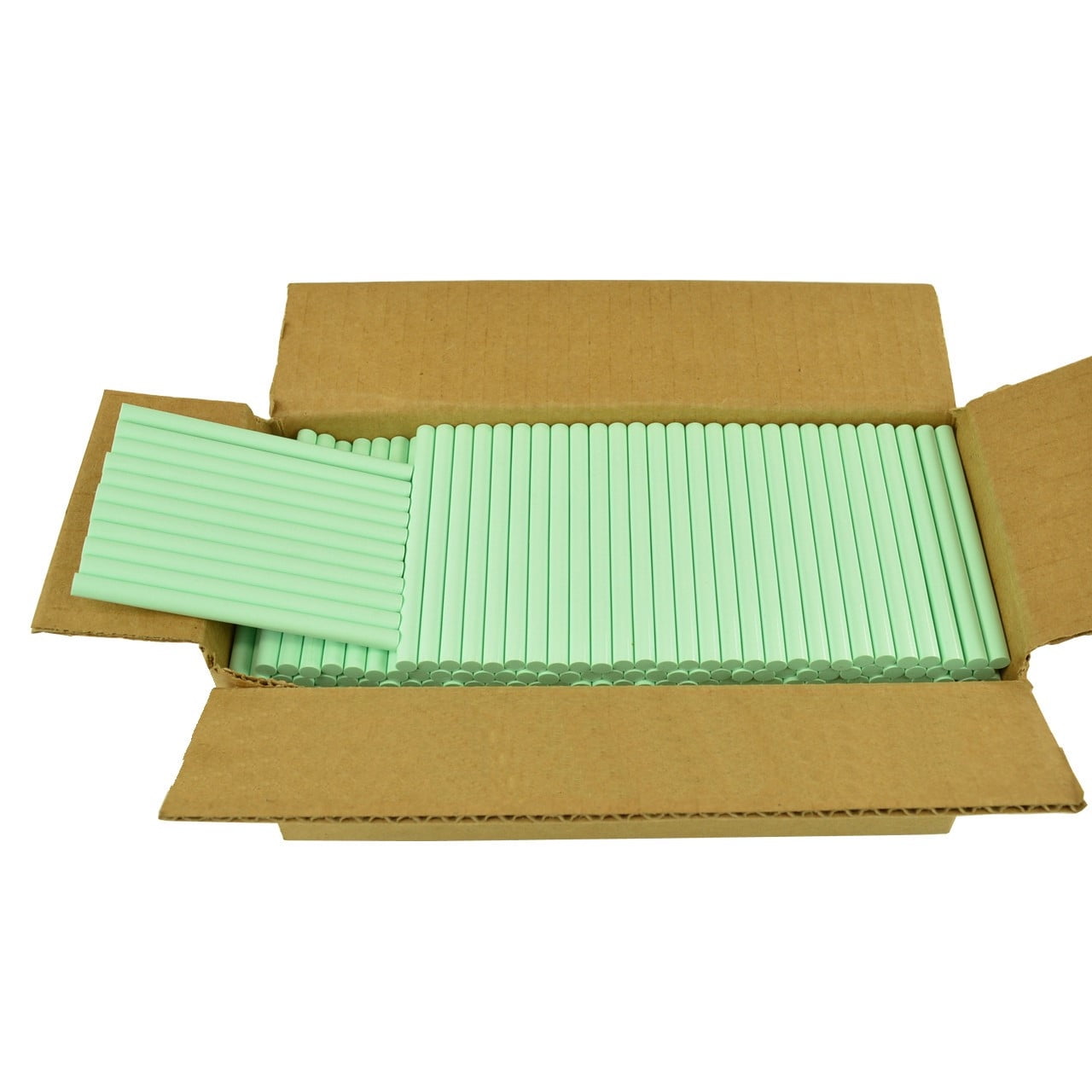 GlueSticksDirect Pastel Green Colored Glue Stick 7/16” X 4" 5 lbs