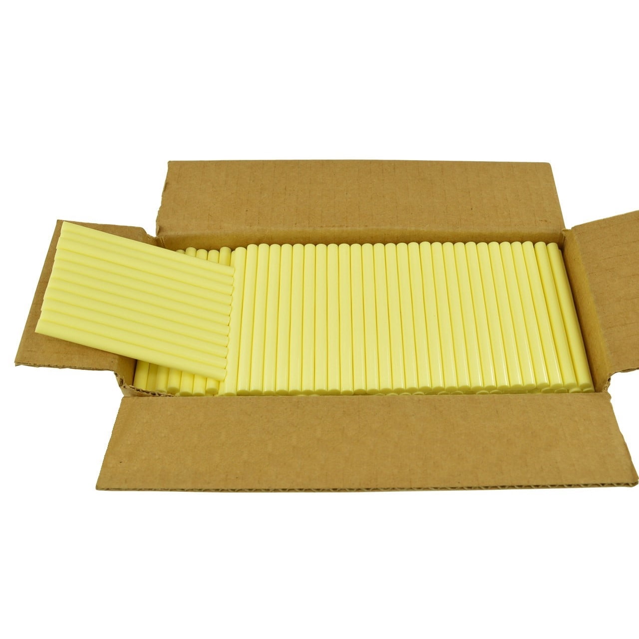 GlueSticksDirect Pastel Yellow Colored Glue Stick 7/16” X 4" 5 lbs
