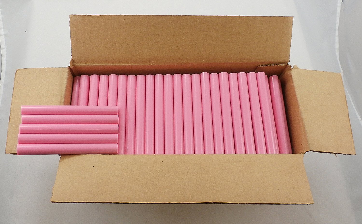 GlueSticksDirect Pink Colored Glue Sticks 7/16" X 4" 5 lbs