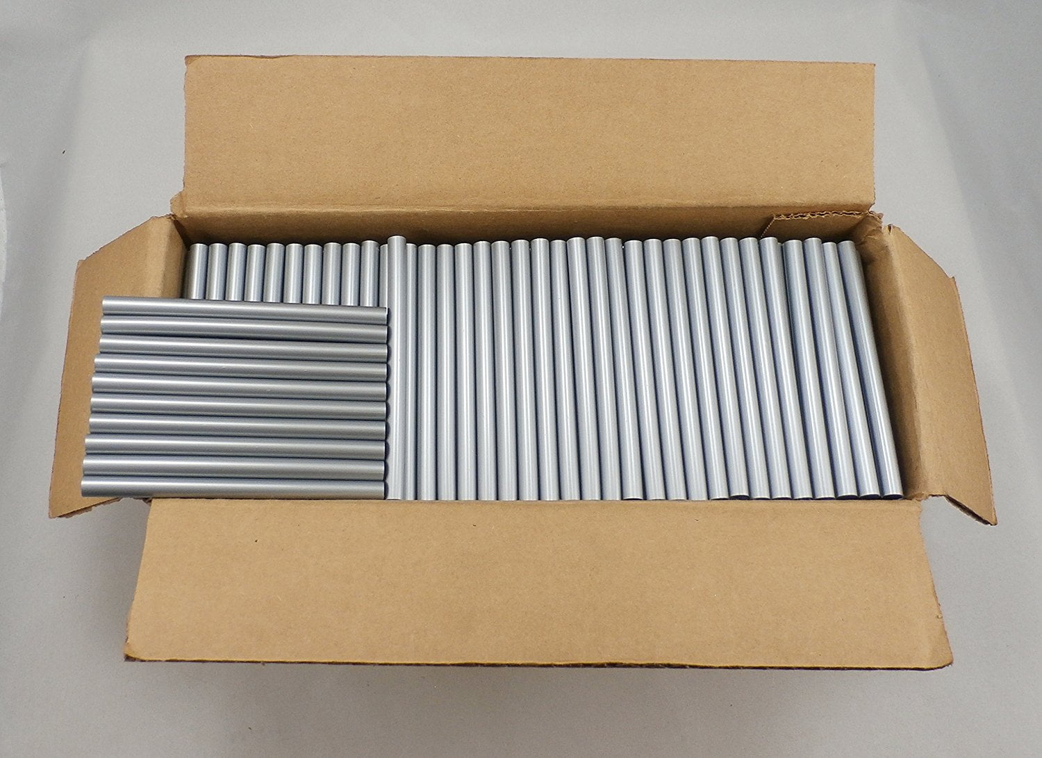 GlueSticksDirect Silver Metallic Glue Sticks 5/16" X 4" 5 lbs