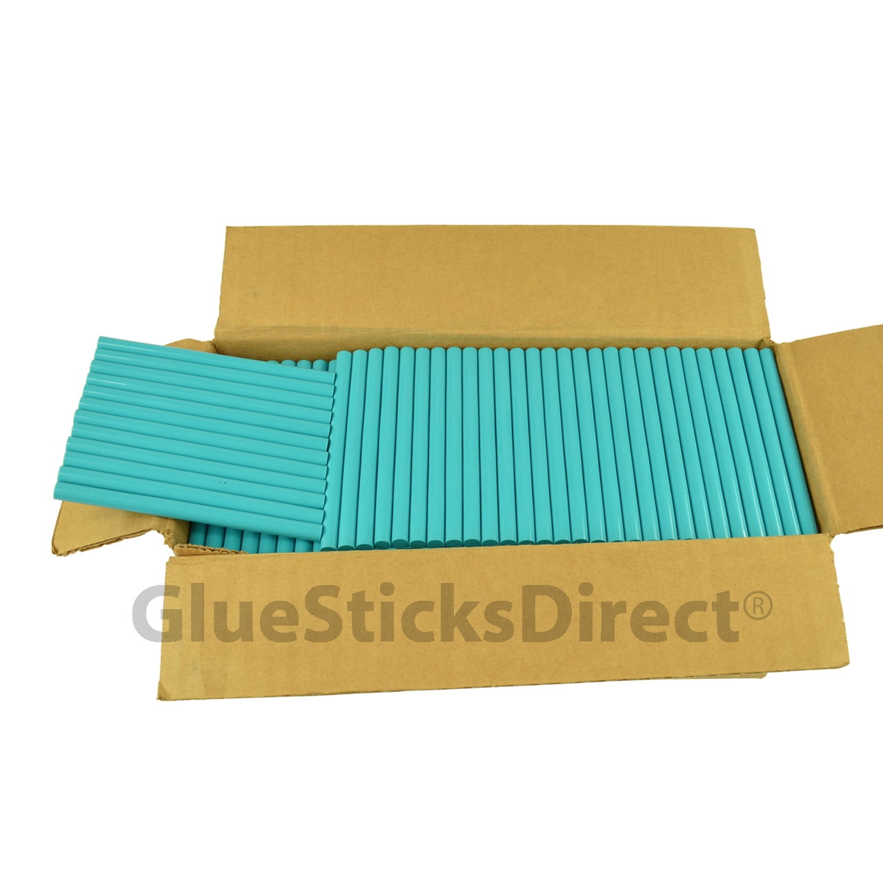 GlueSticksDirect Teal Colored Glue Sticks 5/16" X 4" 5 lbs
