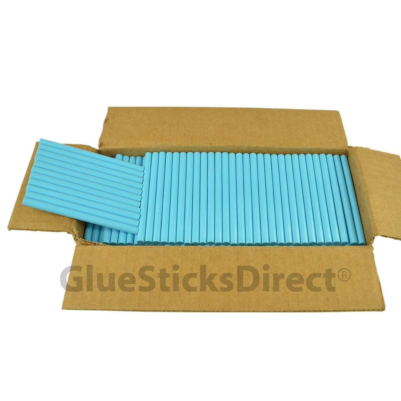 GlueSticksDirect Turquoise Colored Glue Sticks 5/16" X 4" 5 lbs