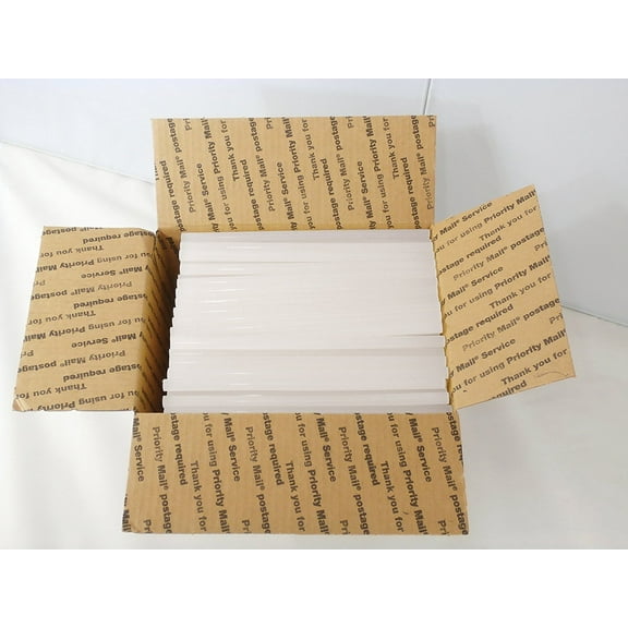 GlueSticksDirect Wholesale Hot Melt Glue Sticks 7/16" X 10" 225 Sticks 12.5 lbs Bulk