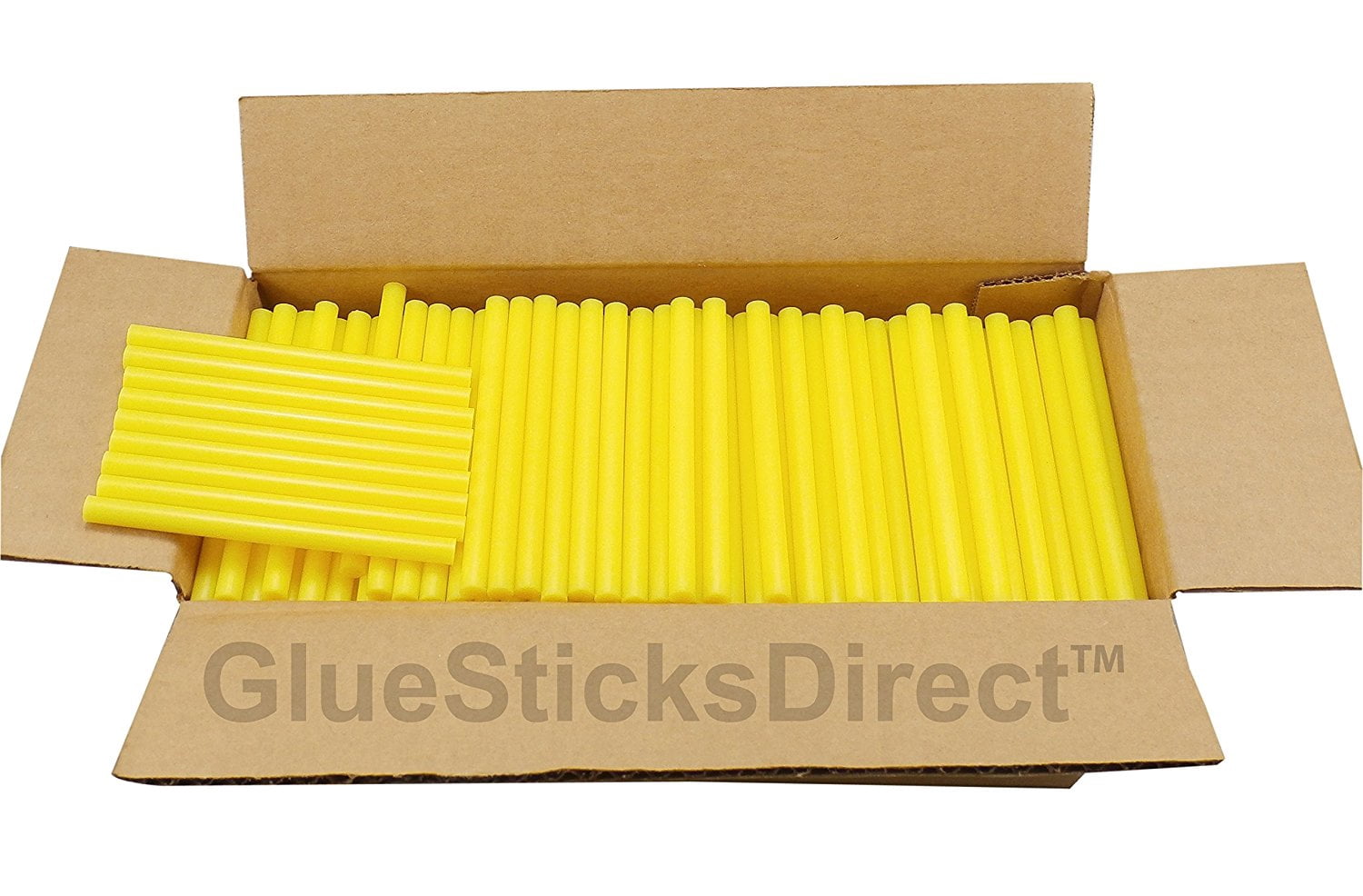 GlueSticksDirect Yellow Colored Glue Sticks 5/16" X 4" 5 lbs